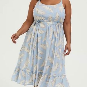 Torrid feather dress NWT